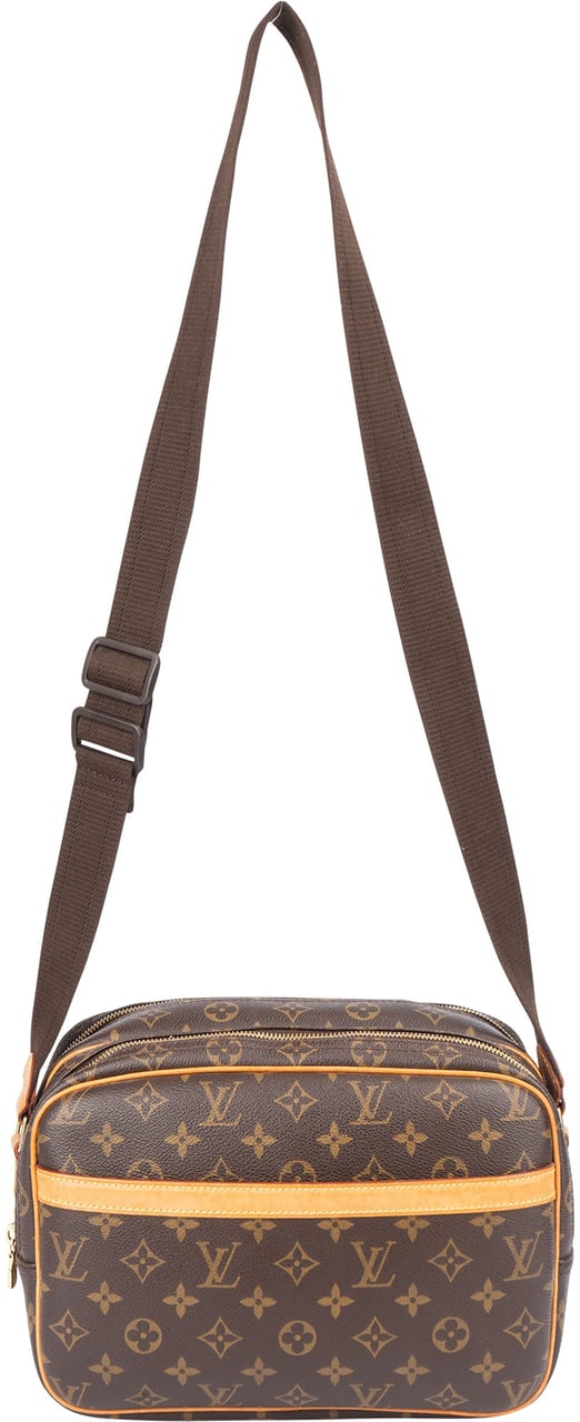 Louis Vuitton Louis Vuitton Canvas Monogram Reporter PM Crossbody Bag Bruin