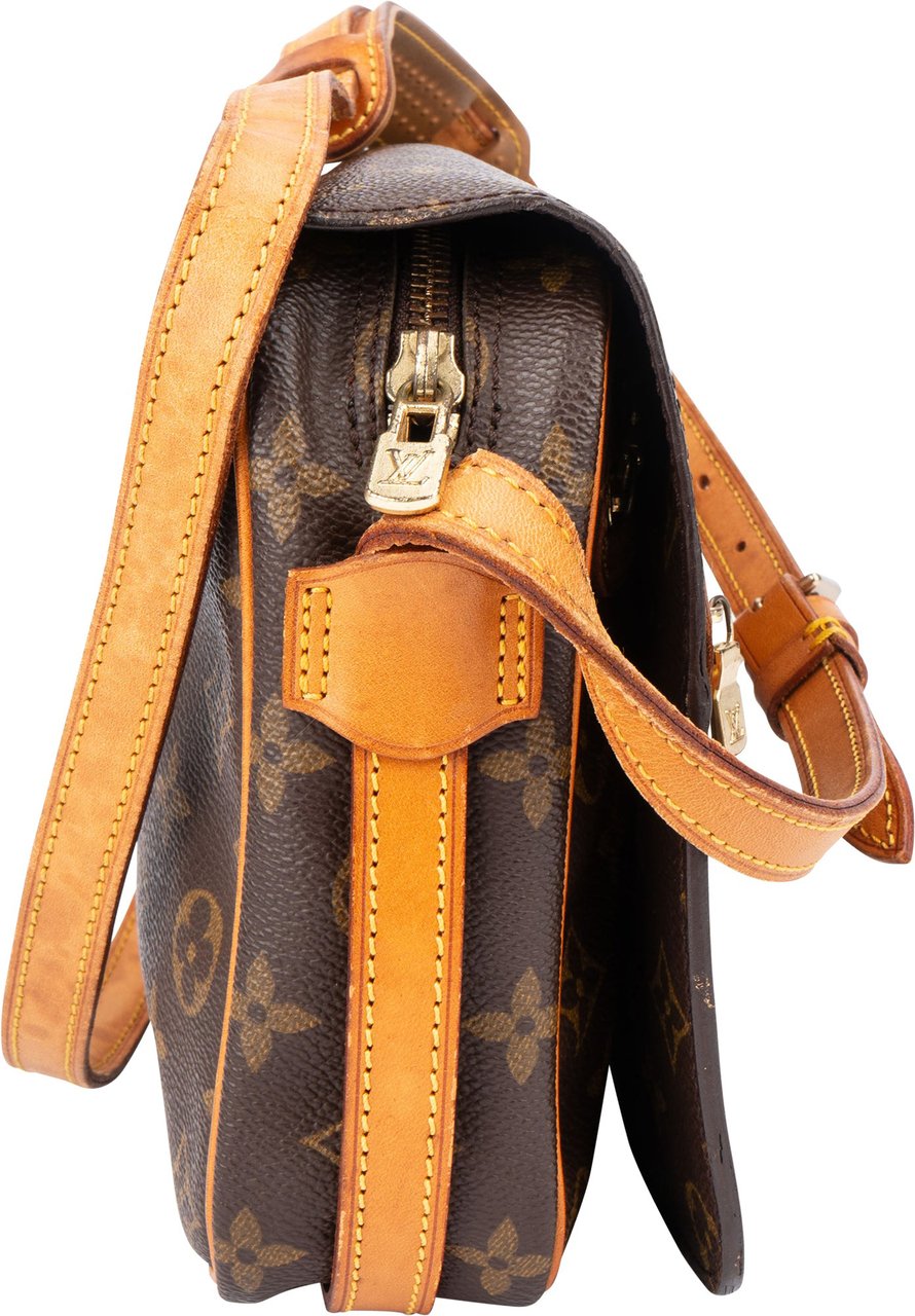 Louis Vuitton Louis Vuitton Canvas Monogram Saint Germain GM Crossbody Bag Bruin