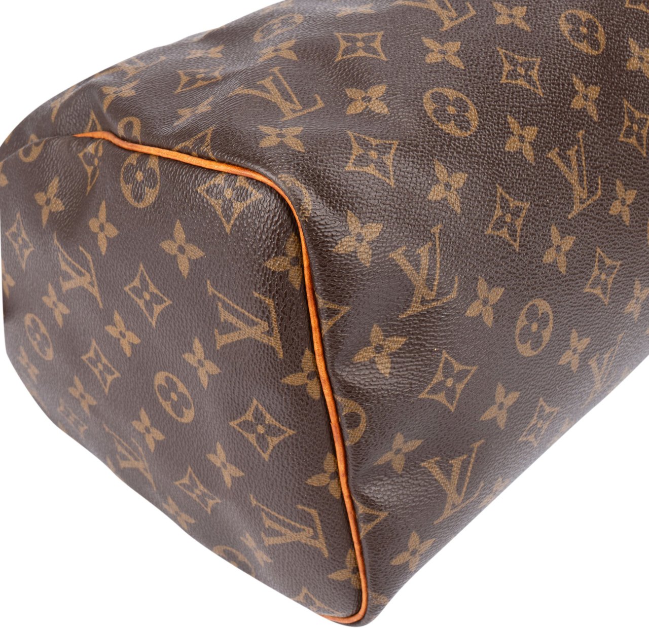 Louis Vuitton Louis Vuitton Canvas Monogram Speedy 30 Handbag Bruin