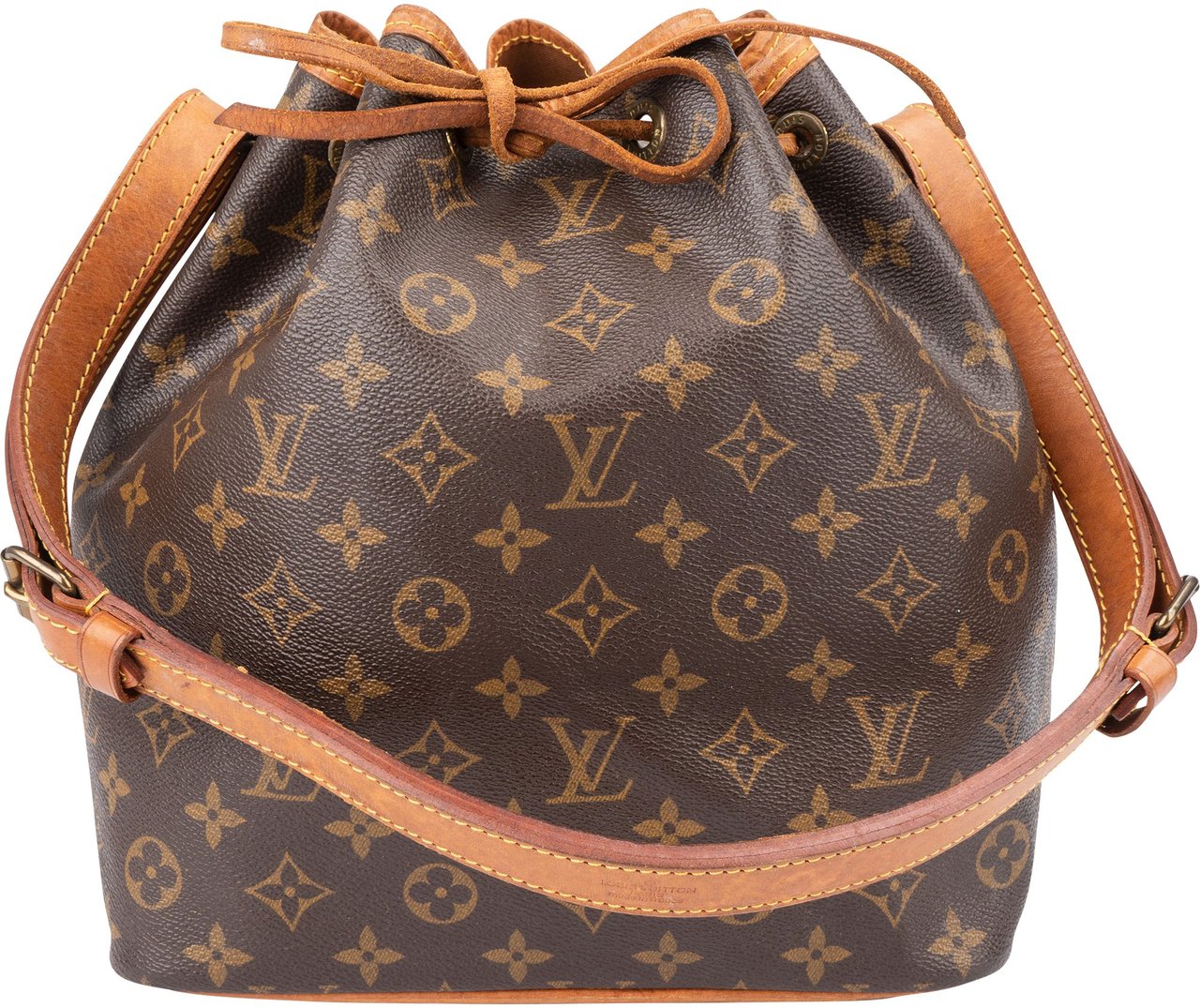 Louis Vuitton Louis Vuitton Canvas Monogram Sac Noe Petit Shoulder Bag Bruin