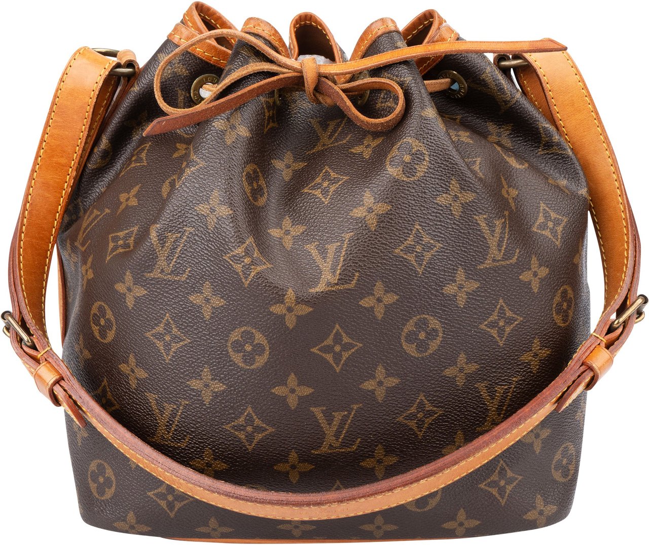 Louis Vuitton Louis Vuitton Canvas Monogram Sac Noe Petit Shoulder Bag Bruin
