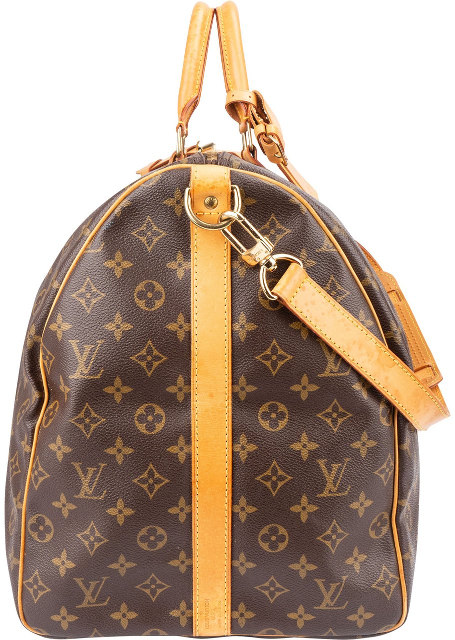 Louis Vuitton Louis Vuitton Canvas Monogram Keepall 60 Bandouliere Bruin