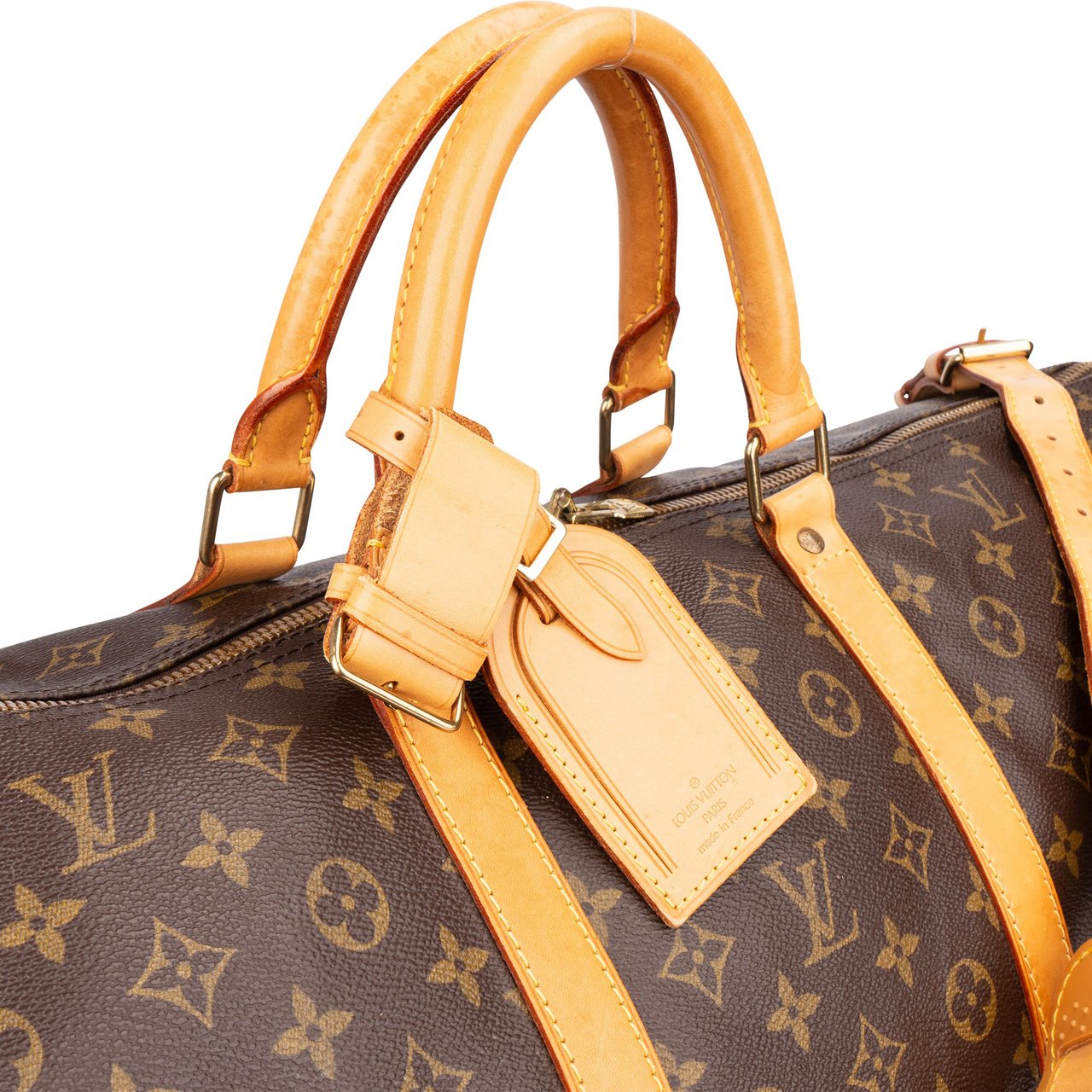 Louis Vuitton Louis Vuitton Canvas Monogram Keepall 60 Bandouliere Bruin