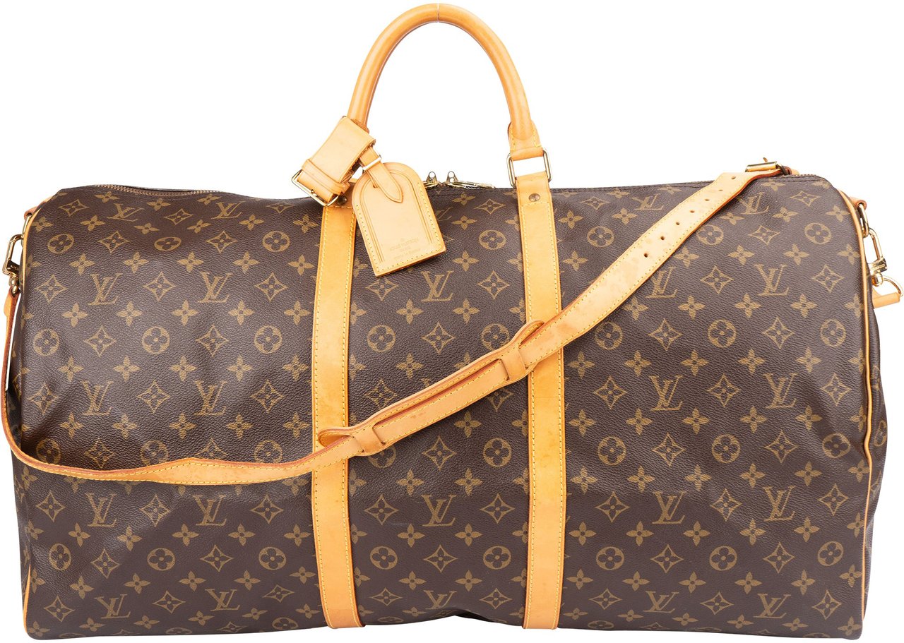 Louis Vuitton Louis Vuitton Canvas Monogram Keepall 60 Bandouliere Bruin
