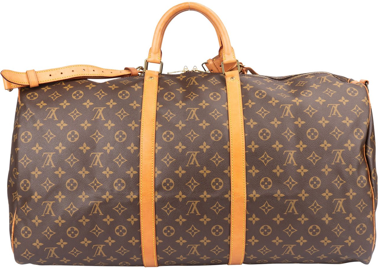Louis Vuitton Louis Vuitton Canvas Monogram Keepall 60 Bandouliere Bruin