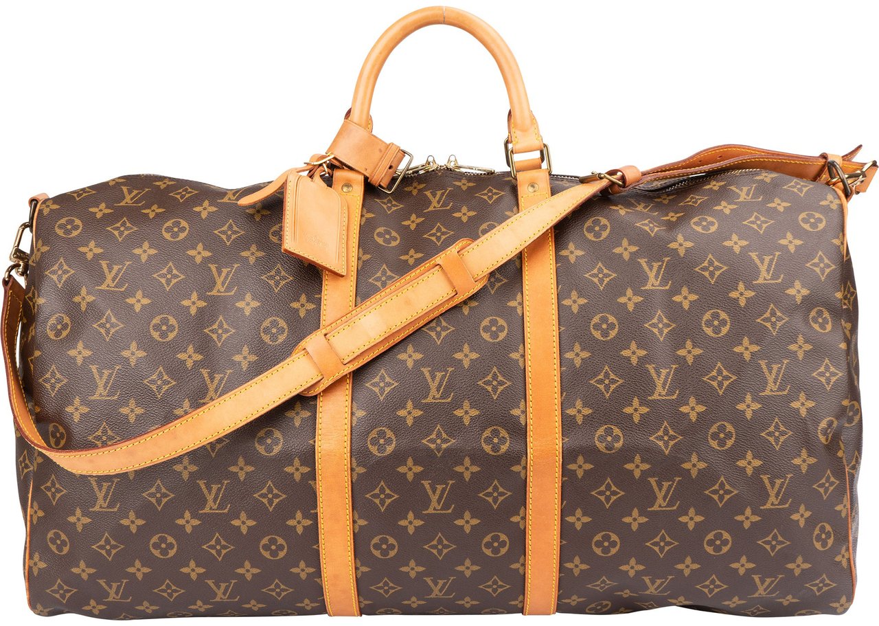 Louis Vuitton Louis Vuitton Canvas Monogram Keepall 60 Bandouliere Bruin