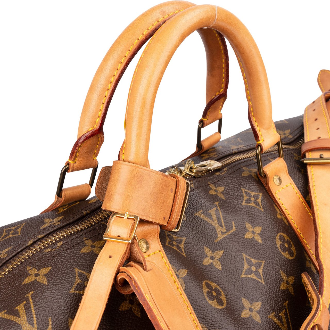 Louis Vuitton Louis Vuitton Canvas Monogram Keepall 60 Bandouliere Bruin