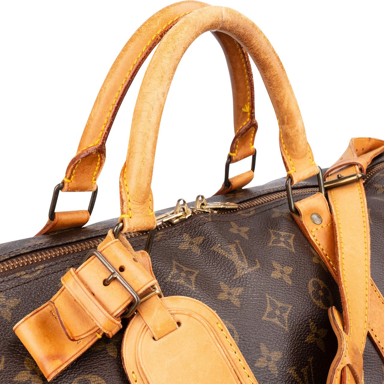 Louis Vuitton Louis Vuitton Canvas Monogram Keepall 60 Bandouliere Bruin