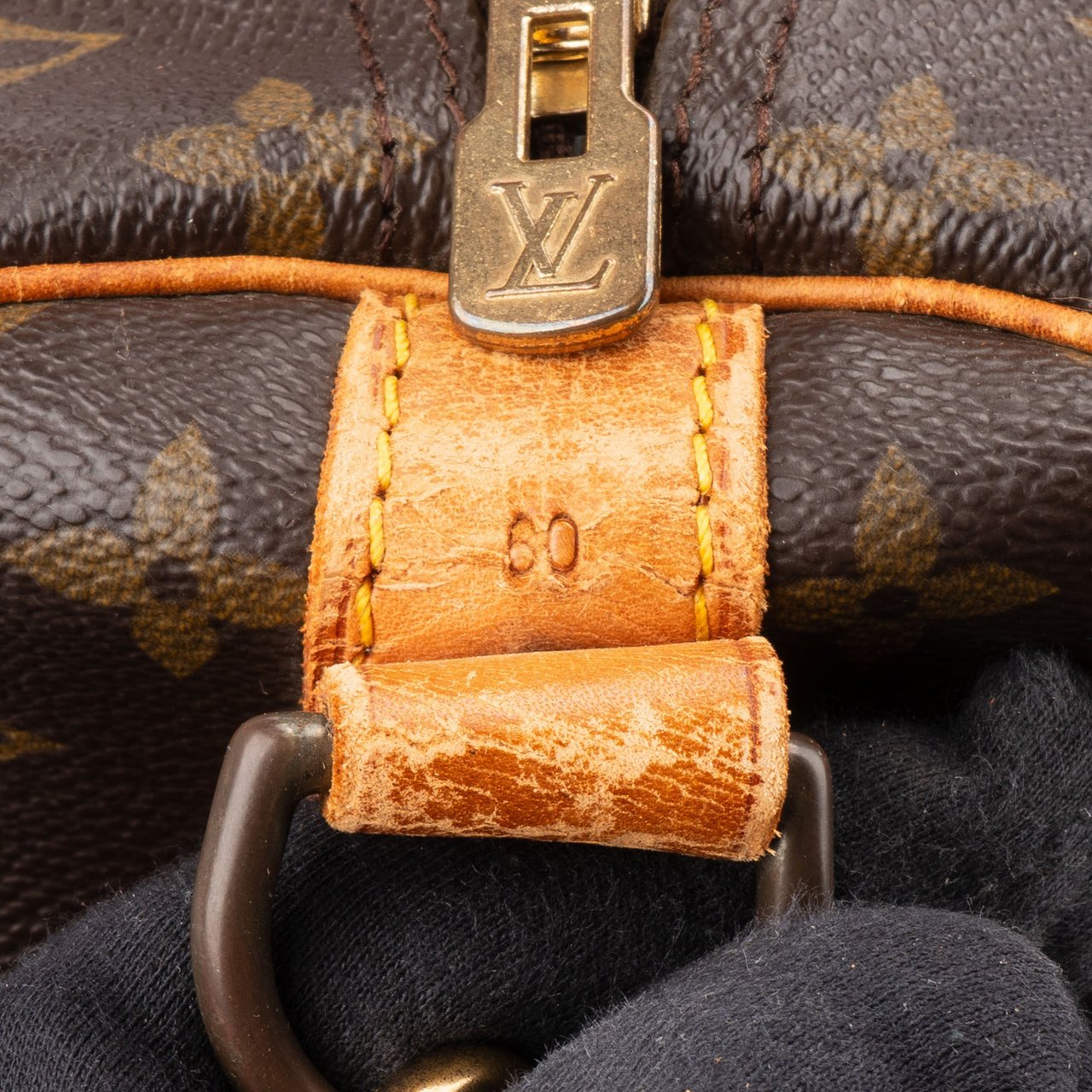 Louis Vuitton Louis Vuitton Canvas Monogram Keepall 60 Bandouliere Bruin