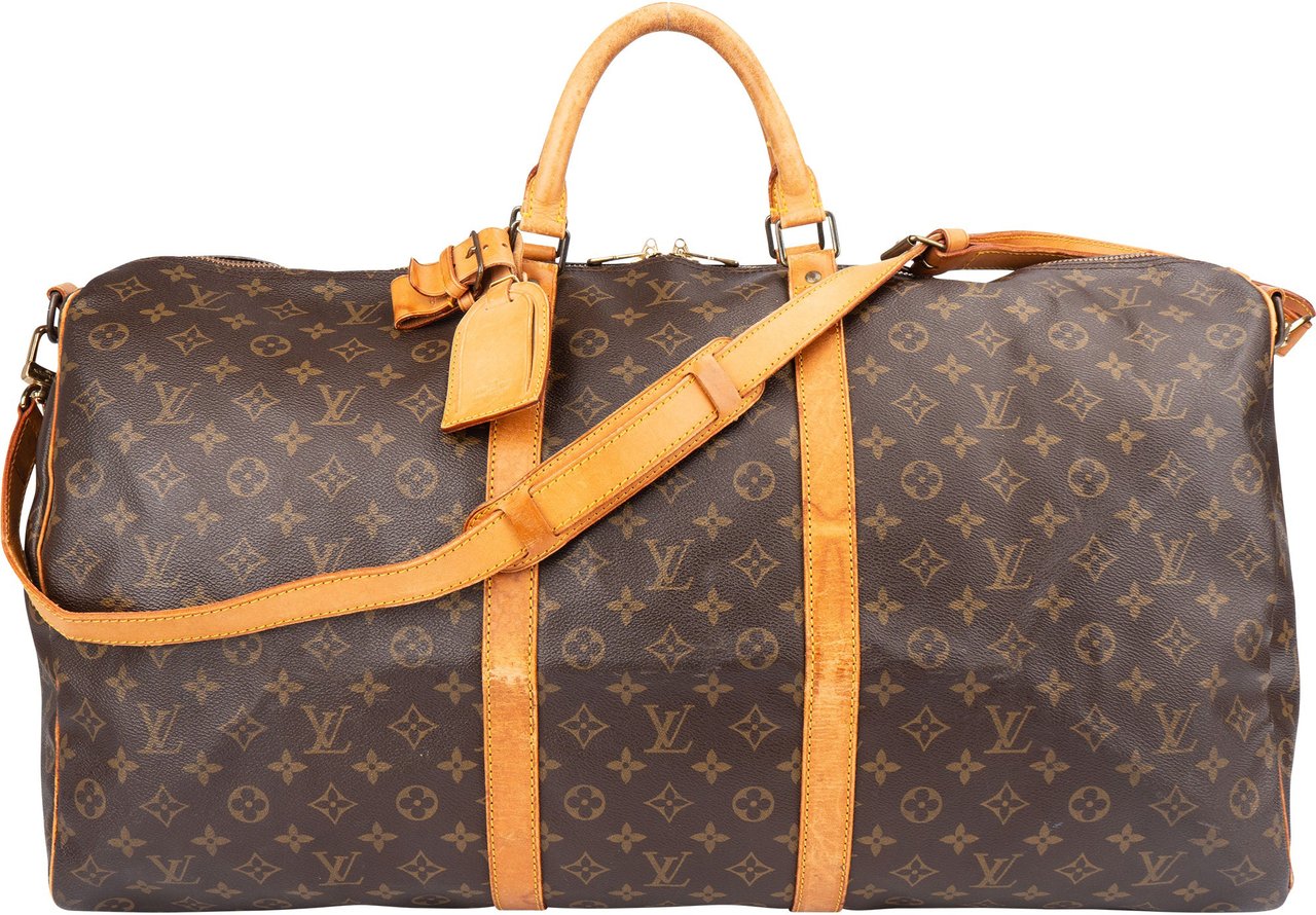 Louis Vuitton Louis Vuitton Canvas Monogram Keepall 60 Bandouliere Bruin