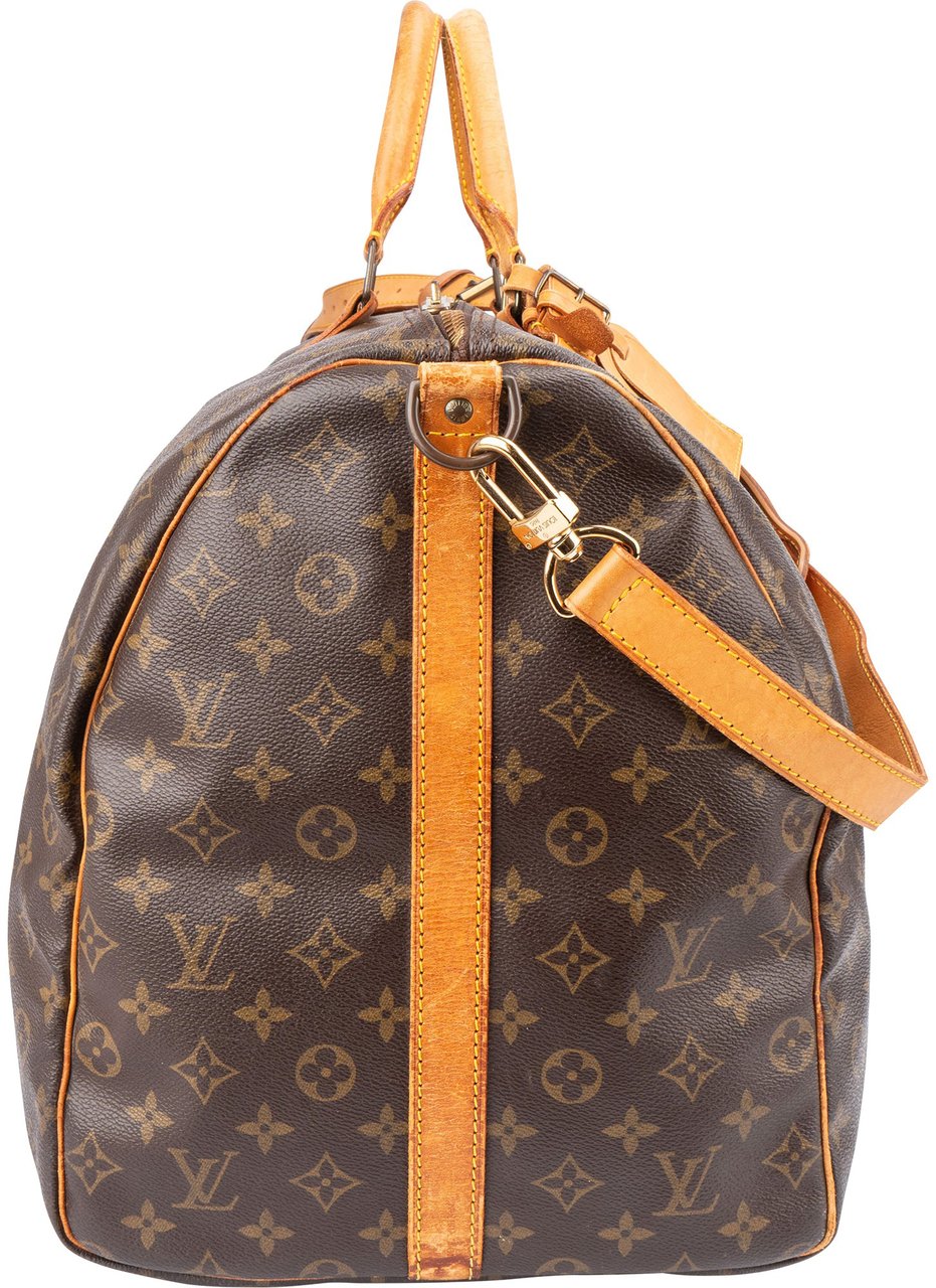 Louis Vuitton Louis Vuitton Canvas Monogram Keepall 60 Bandouliere Bruin