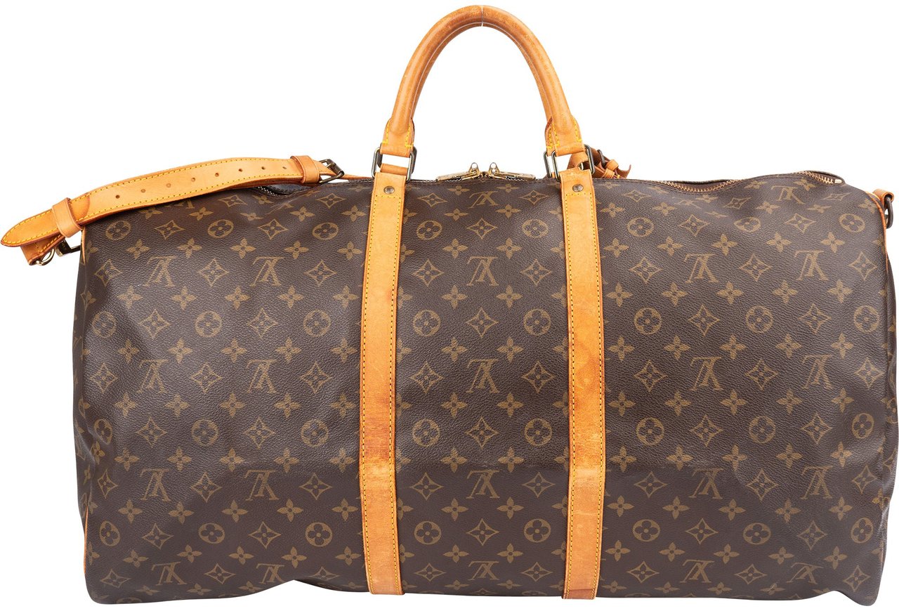 Louis Vuitton Louis Vuitton Canvas Monogram Keepall 60 Bandouliere Bruin