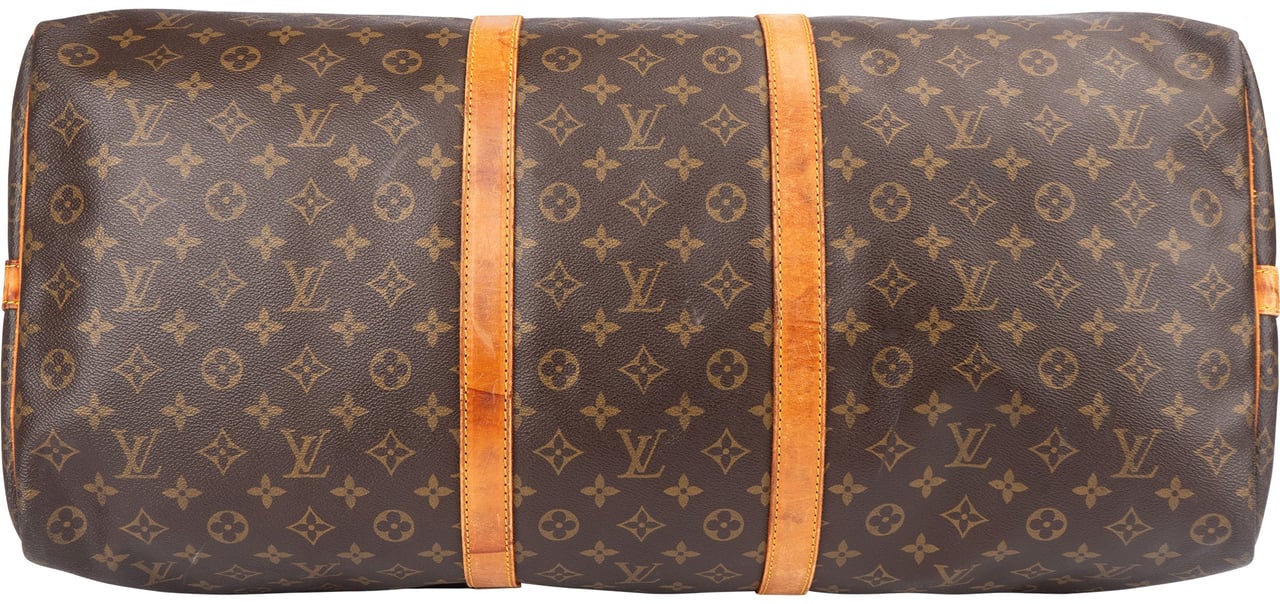 Louis Vuitton Louis Vuitton Canvas Monogram Keepall 60 Bandouliere Bruin