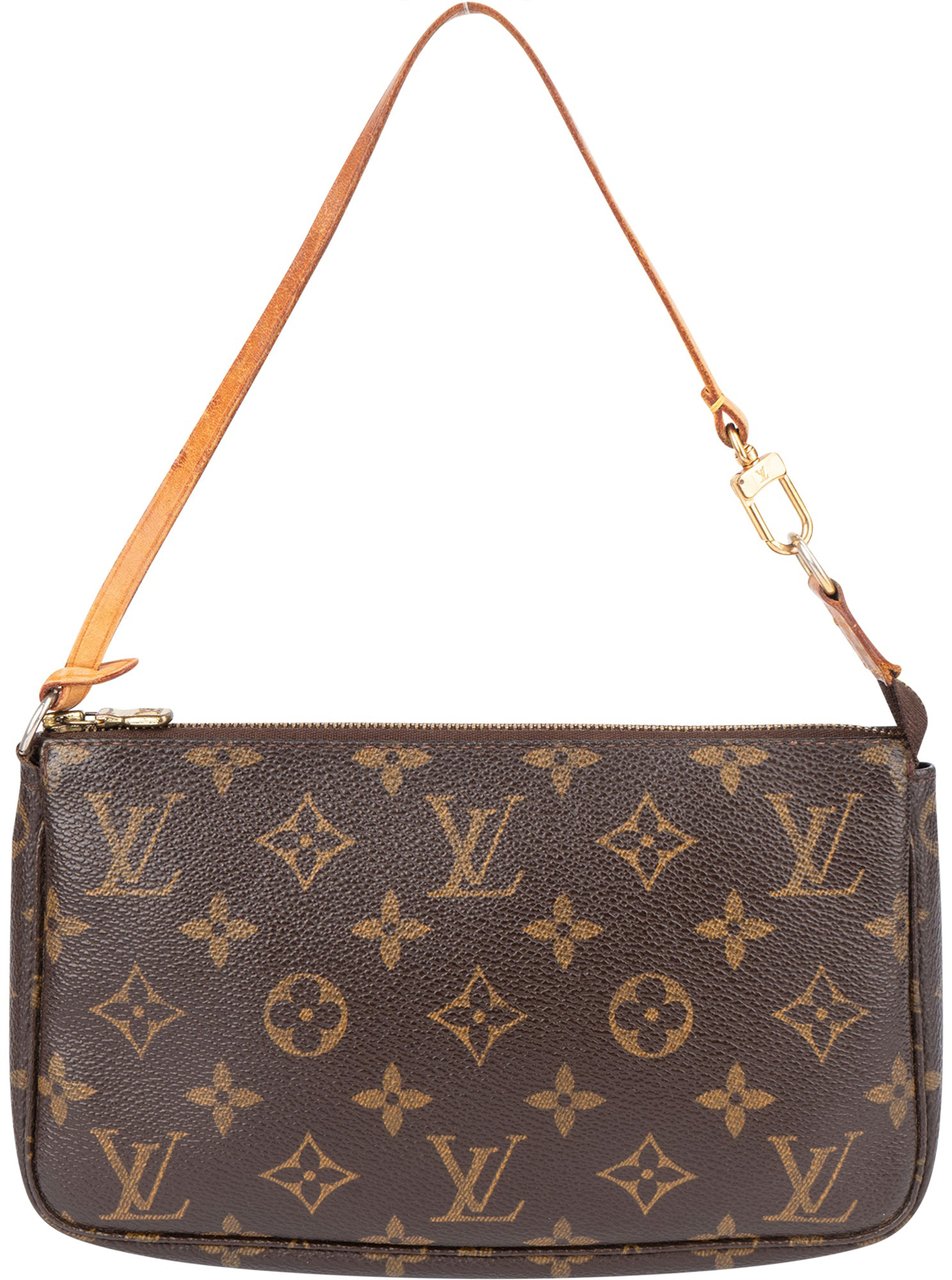 Louis Vuitton Louis Vuitton Canvas Monogram Pochette Accessoire Handbag Bruin