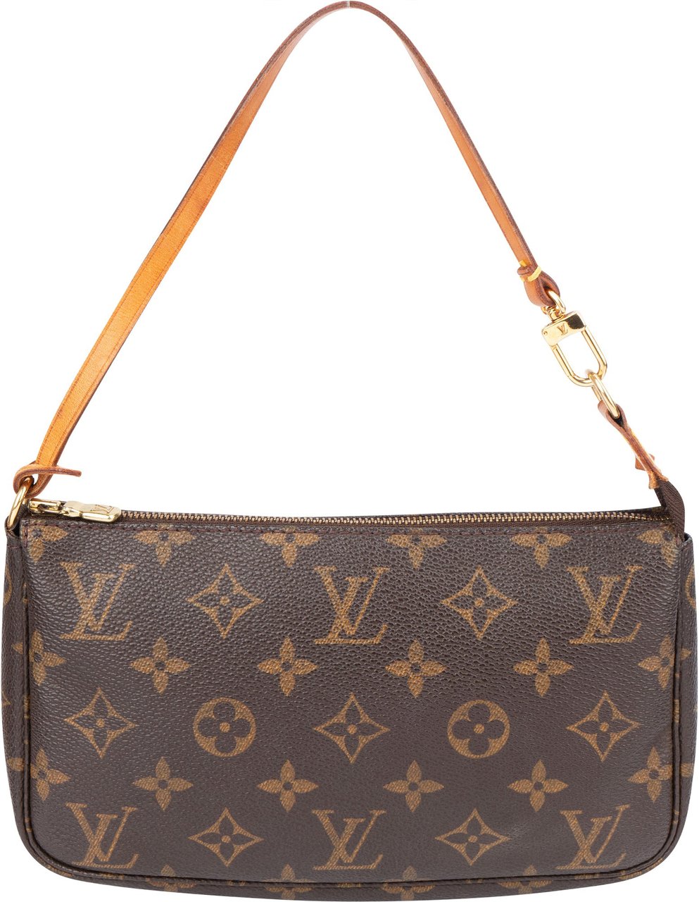 Louis Vuitton Louis Vuitton Canvas Monogram Pochette Accessoire Handbag Bruin
