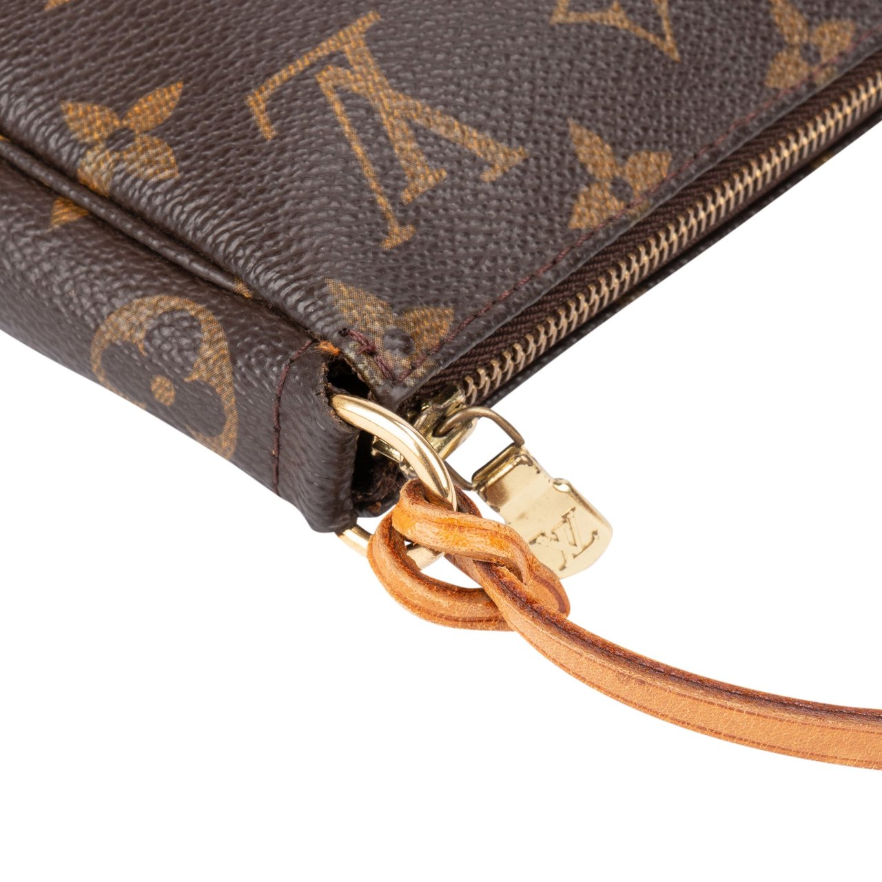 Louis Vuitton Louis Vuitton Canvas Monogram Pochette Accessoire Handbag Bruin