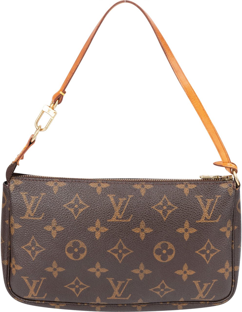 Louis Vuitton Louis Vuitton Canvas Monogram Pochette Accessoire Handbag Bruin
