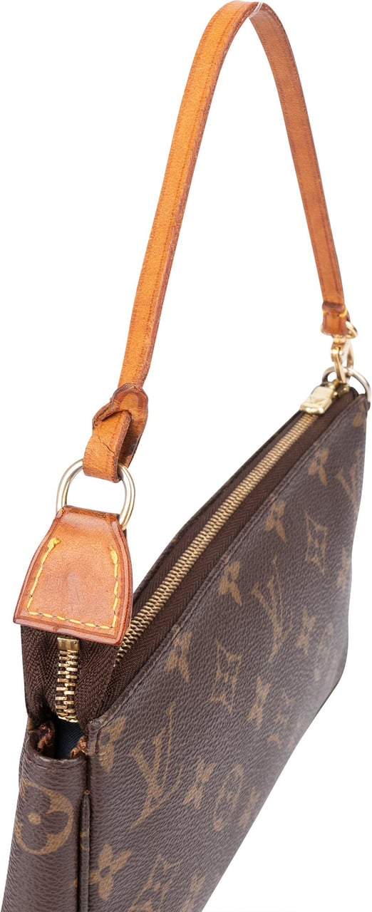 Louis Vuitton Louis Vuitton Canvas Monogram Pochette Accessoire Handbag Bruin