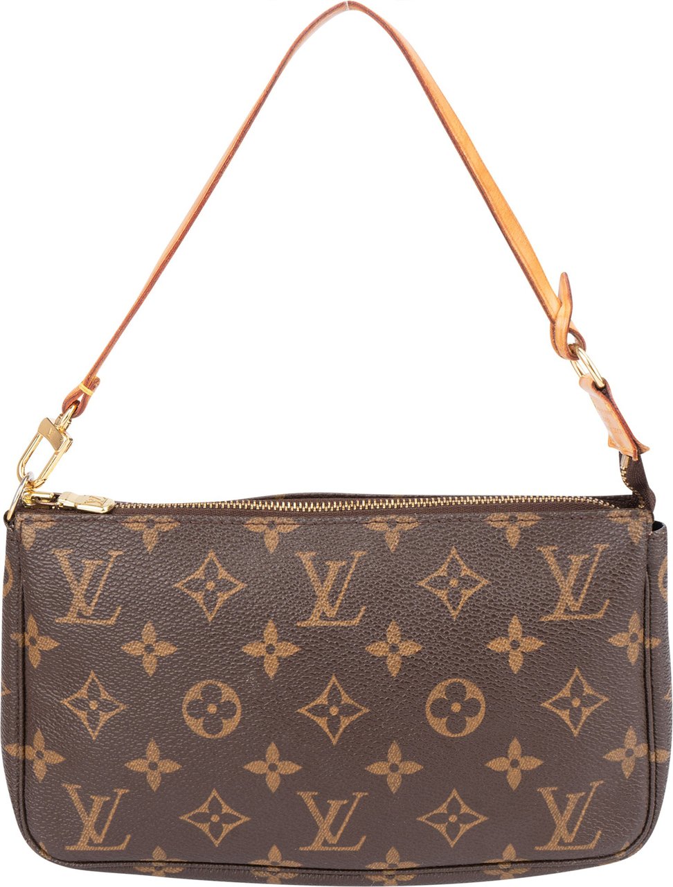Louis Vuitton Louis Vuitton Canvas Monogram Pochette Accessoire Handbag Bruin