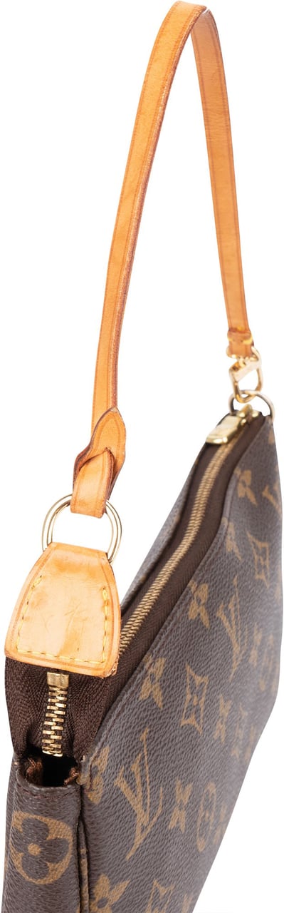 Louis Vuitton Louis Vuitton Canvas Monogram Pochette Accessoire Handbag Bruin
