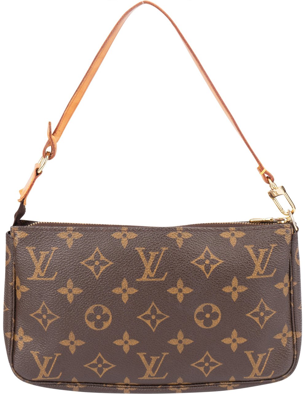 Louis Vuitton Louis Vuitton Canvas Monogram Pochette Accessoire Handbag Bruin