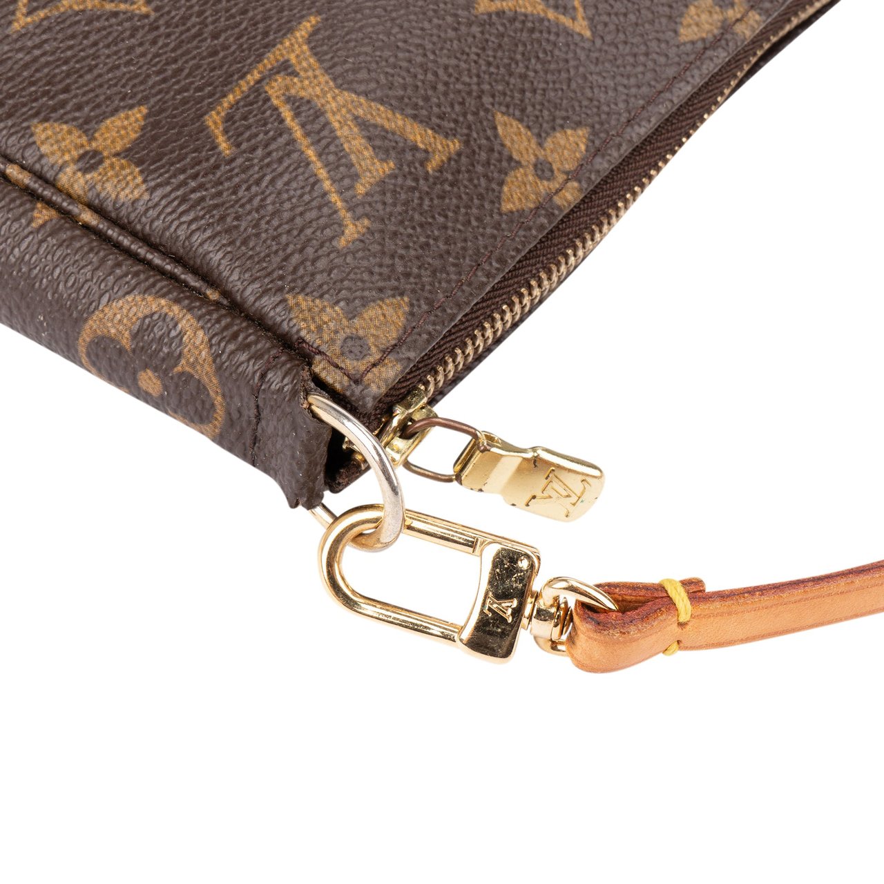 Louis Vuitton Louis Vuitton Canvas Monogram Pochette Accessoire Handbag Bruin
