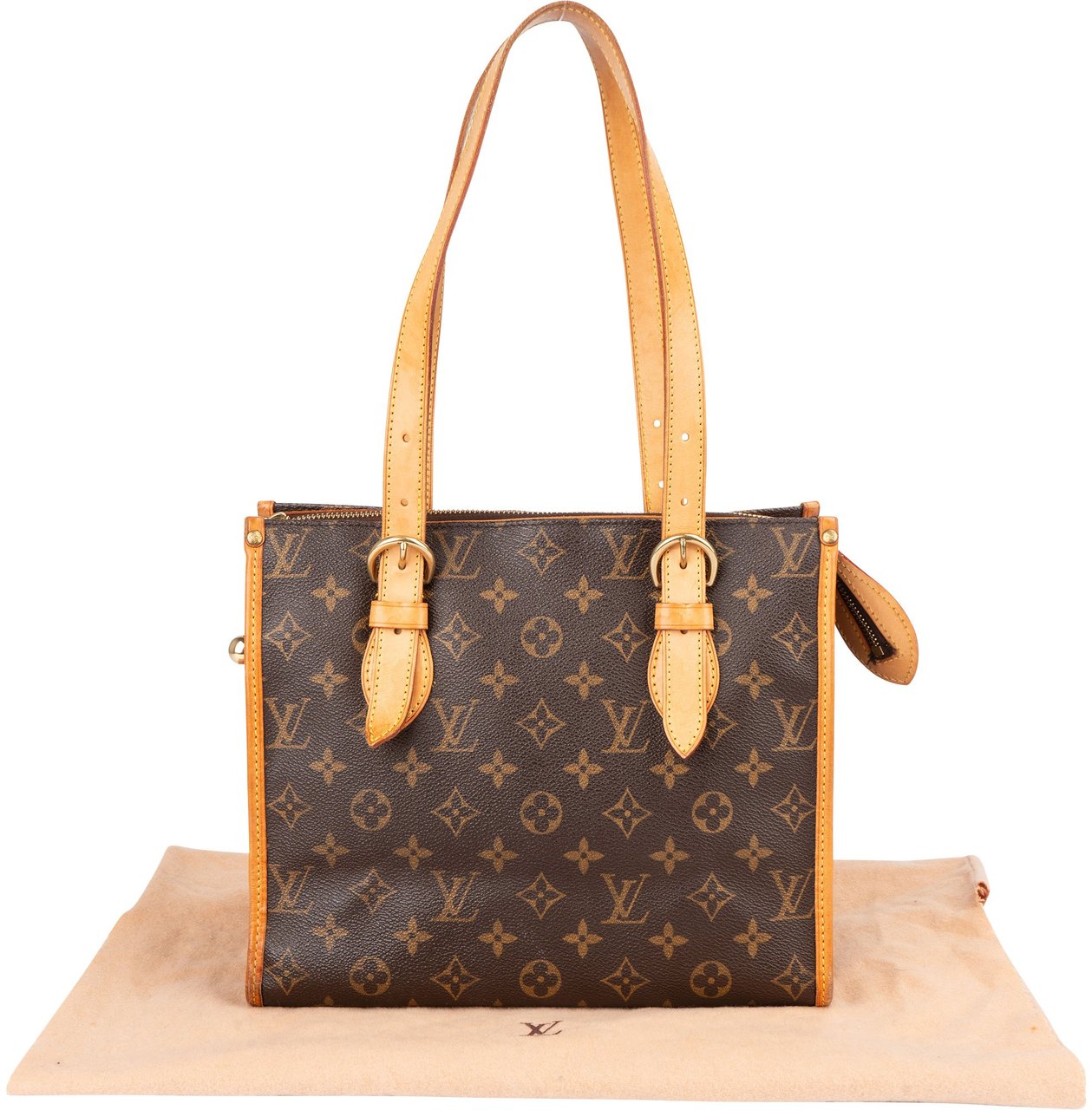 Louis Vuitton Louis Vuitton Canvas Monogram Popincourt Handbag Bruin