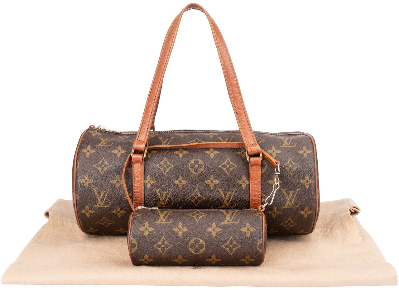 Louis Vuitton Louis Vuitton Canvas Monogram Papillon Set Handbag Bruin