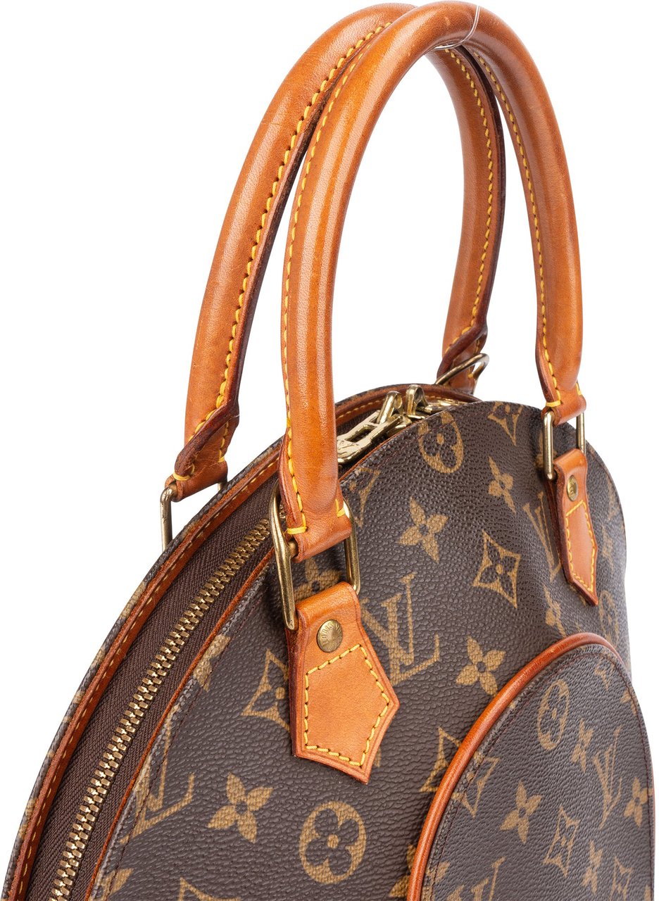 Louis Vuitton Louis Vuitton Canvas Monogram Ellipse PM Handbag Bruin