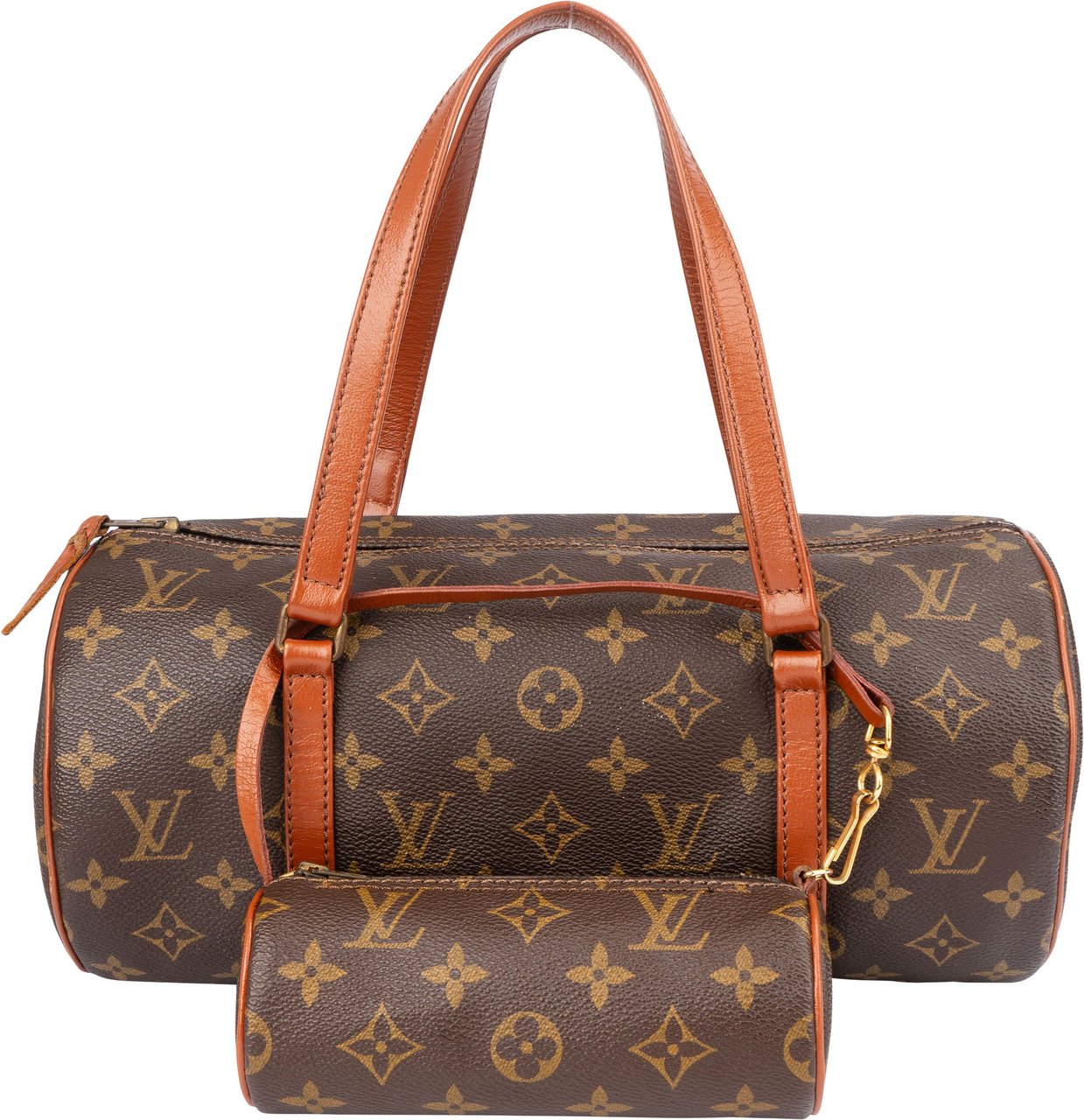 Louis Vuitton Louis Vuitton Canvas Monogram Papillon Set Handbag Bruin