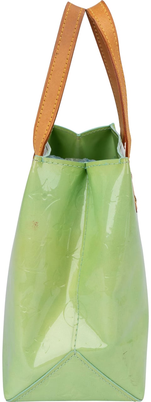 Louis Vuitton Louis Vuitton Green Patent Leather Reade PM Handbag Groen