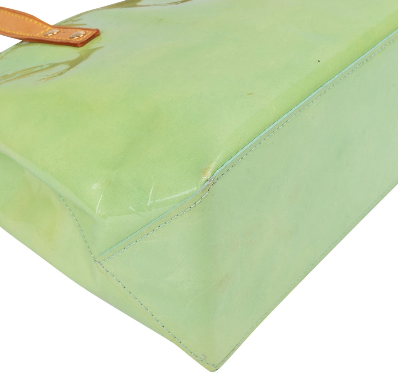Louis Vuitton Louis Vuitton Green Patent Leather Reade PM Handbag Groen