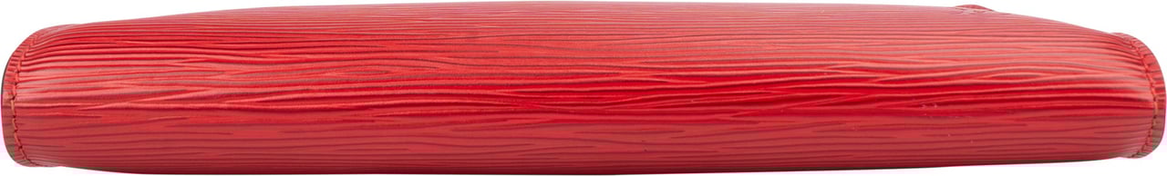 Louis Vuitton Louis Vuitton Rouge Epi Leather Pochette Accessoire Handbag Rood