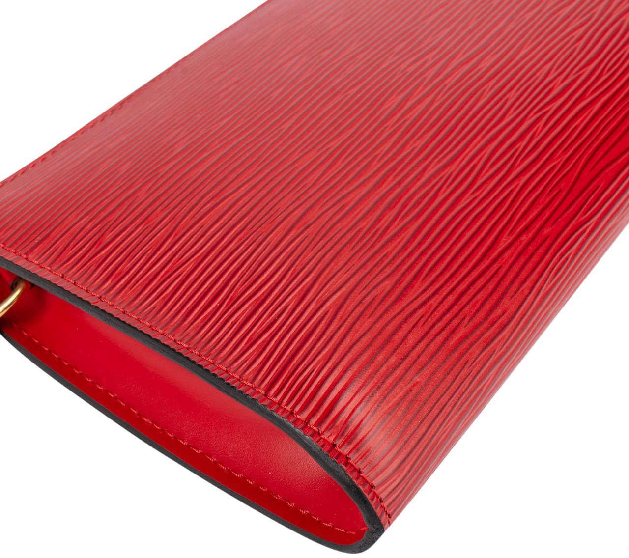 Louis Vuitton Louis Vuitton Rouge Epi Leather Pochette Accessoire Handbag Rood