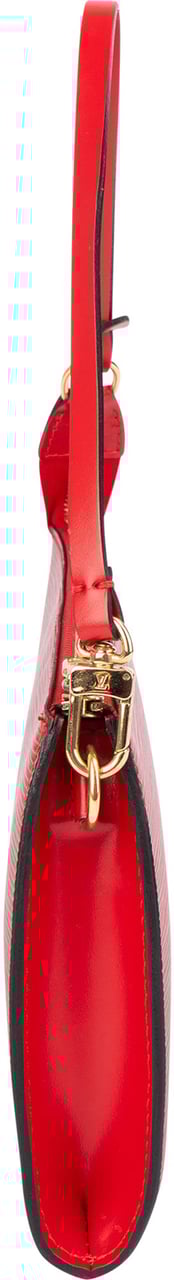 Louis Vuitton Louis Vuitton Rouge Epi Leather Pochette Accessoire Handbag Rood