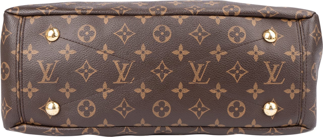 Louis Vuitton Canvas Monogram Pallas MM Handbag Bruin