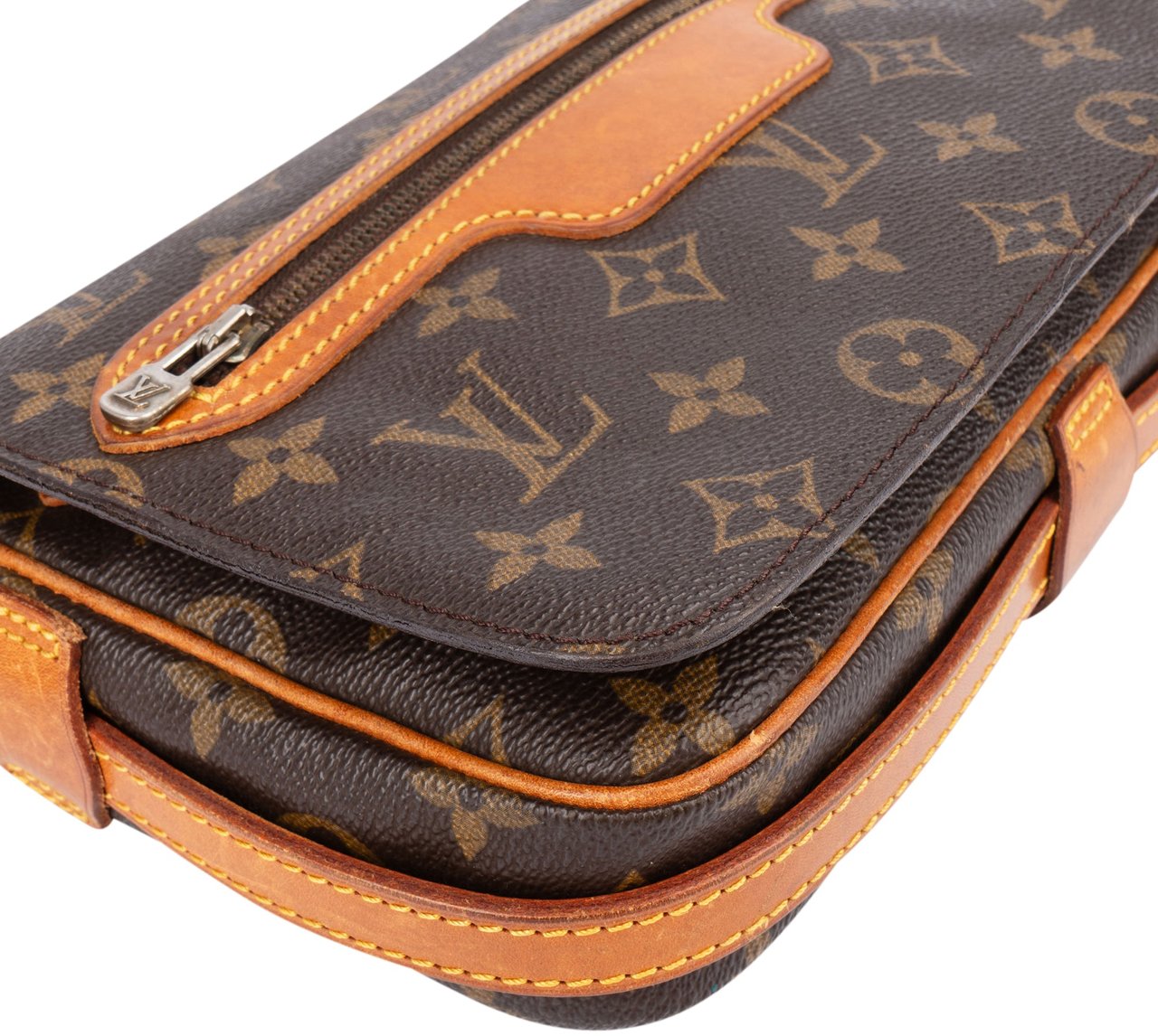 Louis Vuitton Louis Vuitton Canvas Monogram Saint Germain PM Crossbody Bag Bruin