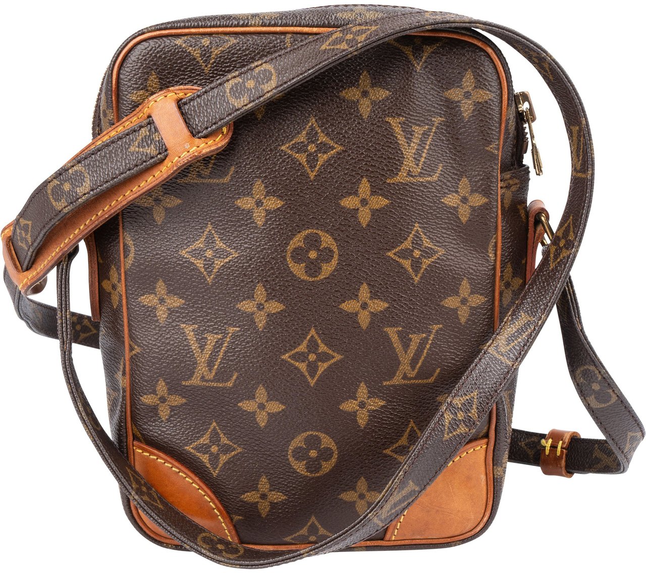 Louis Vuitton Louis Vuitton Canvas Monogram Amazone Crossbody Bag Bruin