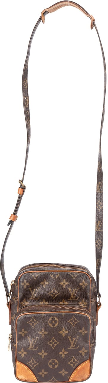 Louis Vuitton Louis Vuitton Canvas Monogram Amazone Crossbody Bag Bruin