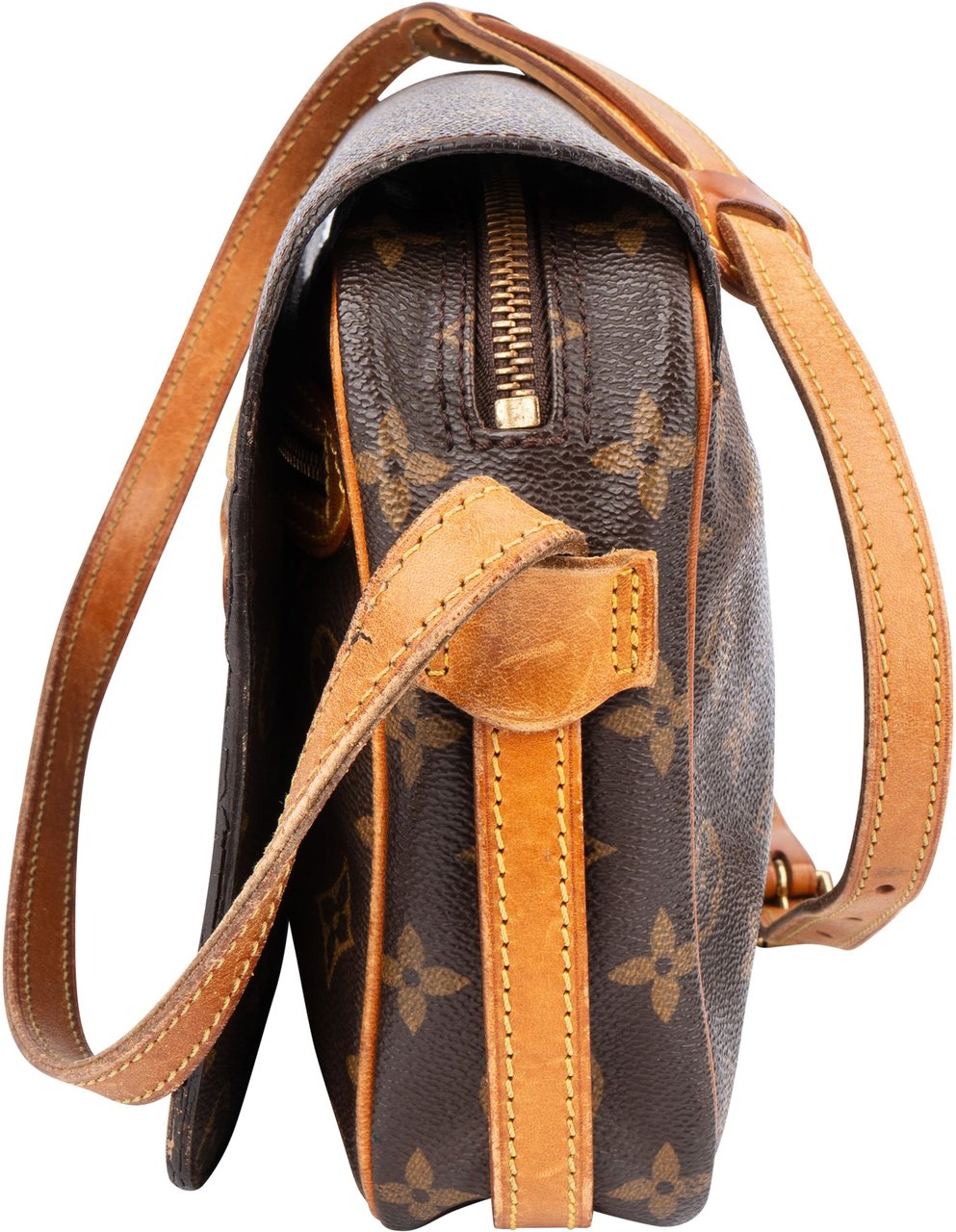 Louis Vuitton Louis Vuitton Canvas Monogram Saint Germain GM Crossbody Bag Bruin
