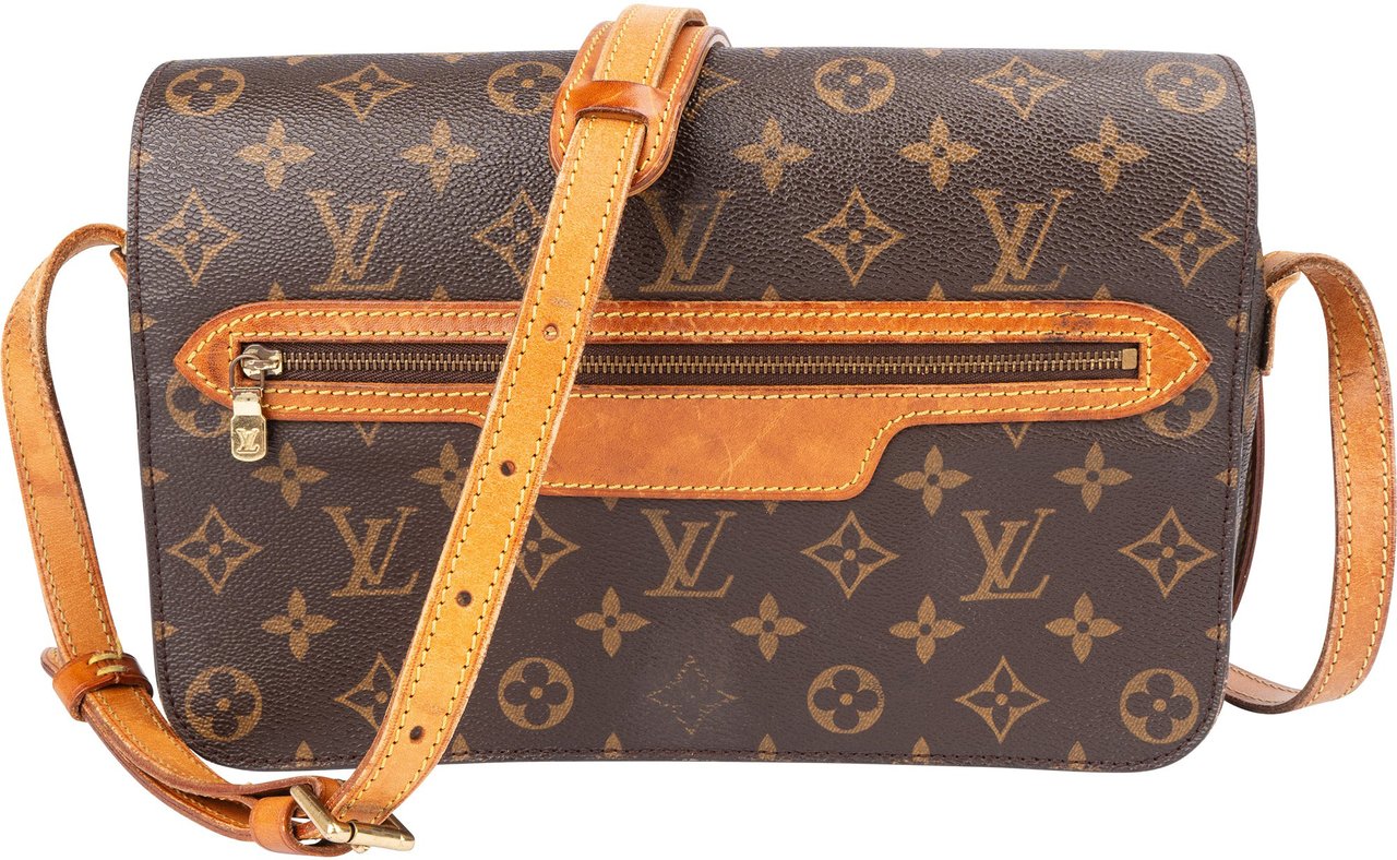 Louis Vuitton Louis Vuitton Canvas Monogram Saint Germain GM Crossbody Bag Bruin