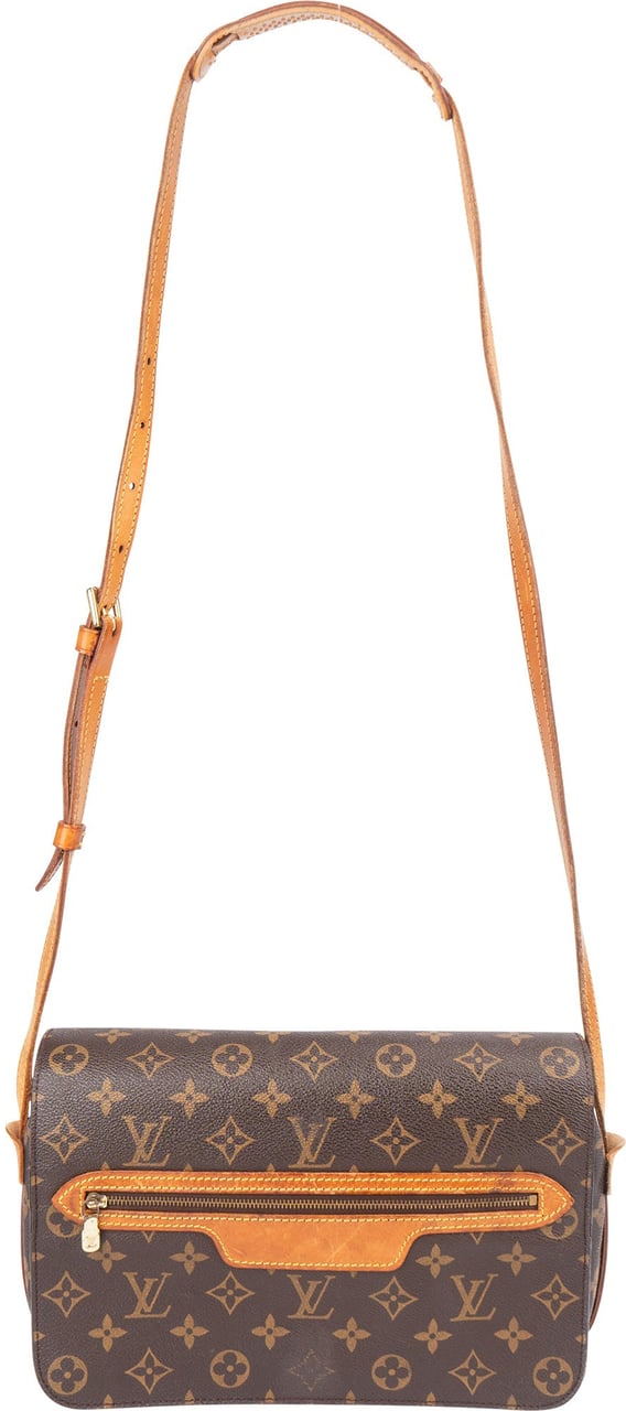 Louis Vuitton Louis Vuitton Canvas Monogram Saint Germain GM Crossbody Bag Bruin