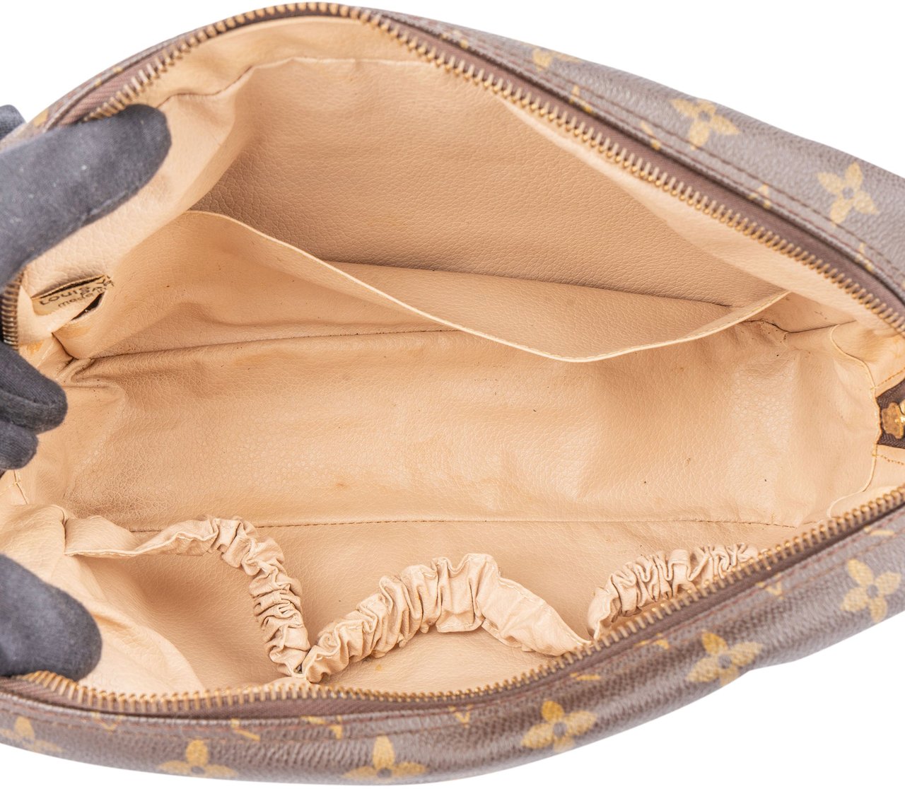 Louis Vuitton Louis Vuitton Canvas Monogram Trousse Toilette 28 Clutch Bruin