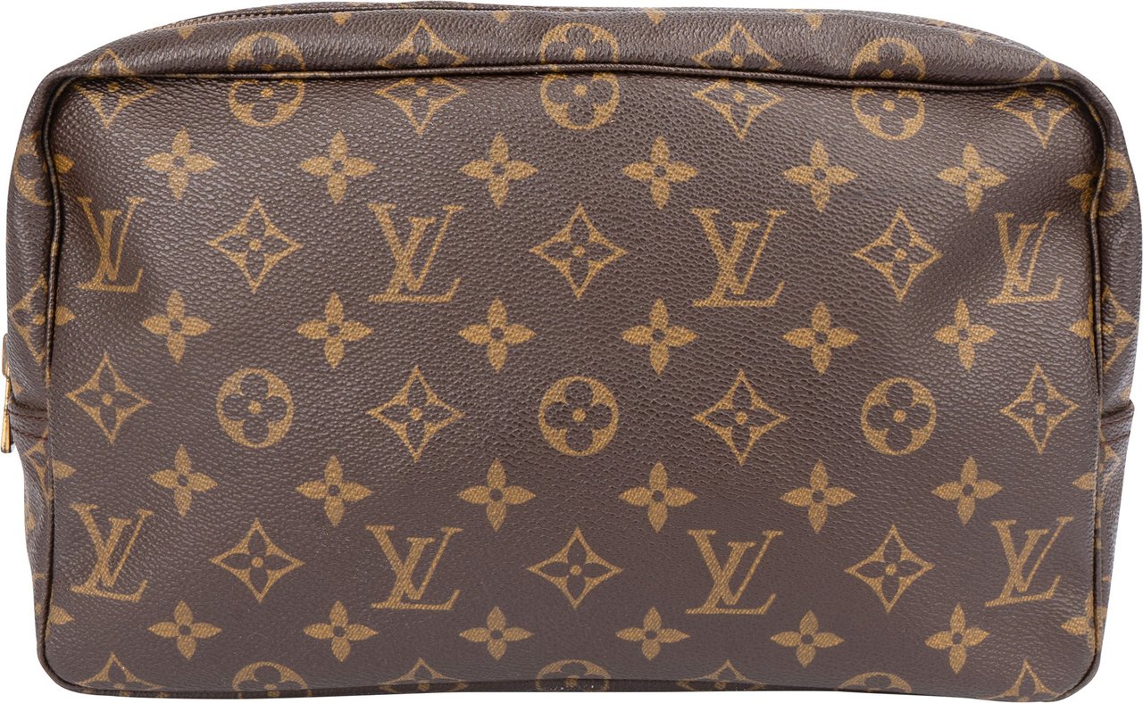 Louis Vuitton Louis Vuitton Canvas Monogram Trousse Toilette 28 Clutch Bruin