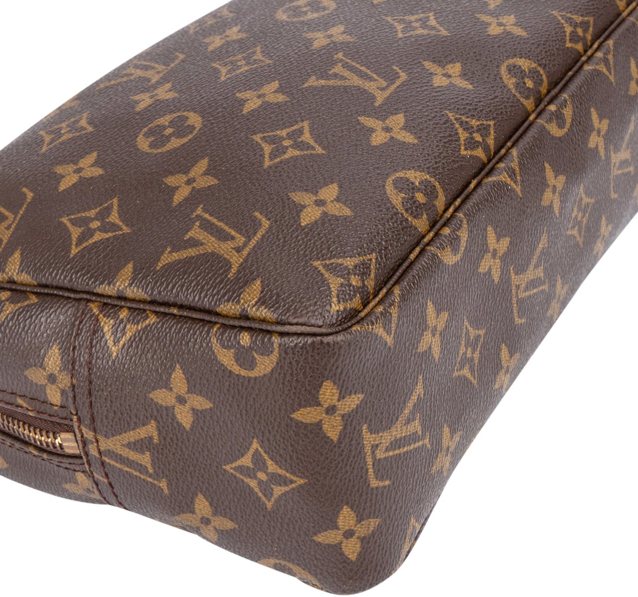 Louis Vuitton Louis Vuitton Canvas Monogram Trousse Toilette 28 Clutch Bruin