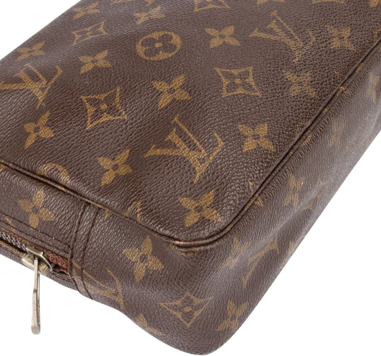Louis Vuitton Louis Vuitton Canvas Monogram Trousse Toilette 23 Clutch Bruin