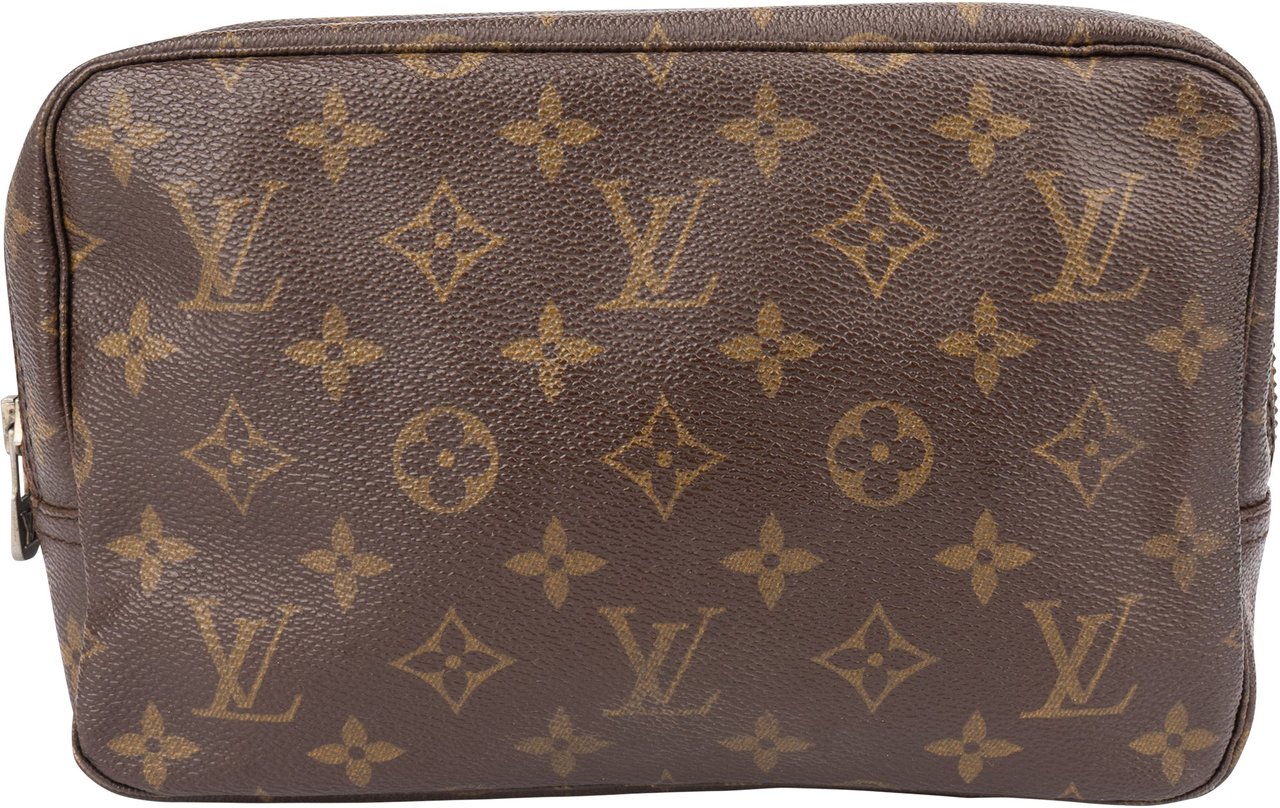 Louis Vuitton Louis Vuitton Canvas Monogram Trousse Toilette 23 Clutch Bruin
