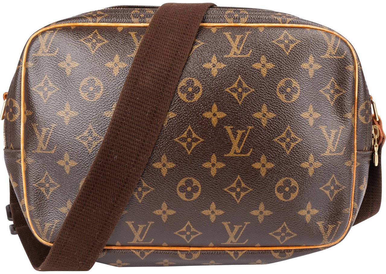 Louis Vuitton Louis Vuitton Canvas Monogram Reporter PM Crossbody Bag Bruin