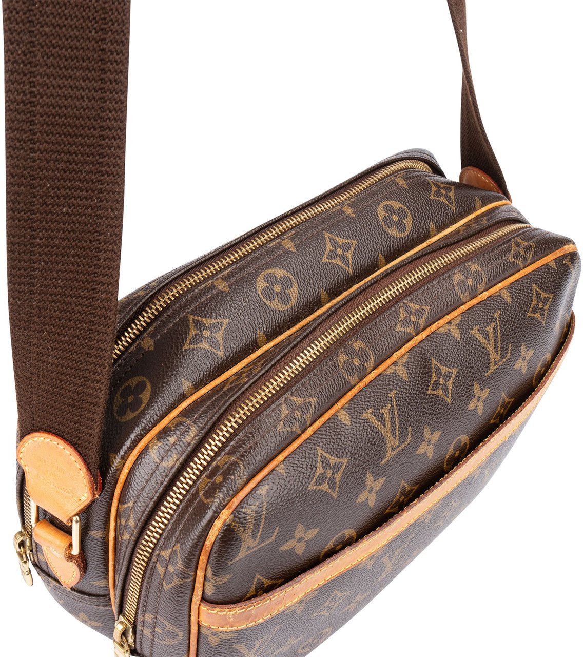 Louis Vuitton Louis Vuitton Canvas Monogram Reporter PM Crossbody Bag Bruin