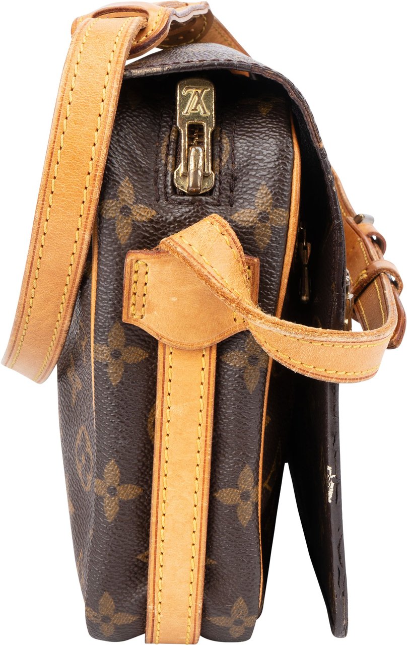 Louis Vuitton Canvas Monogram Saint Germain GM Crossbody Bag Bruin